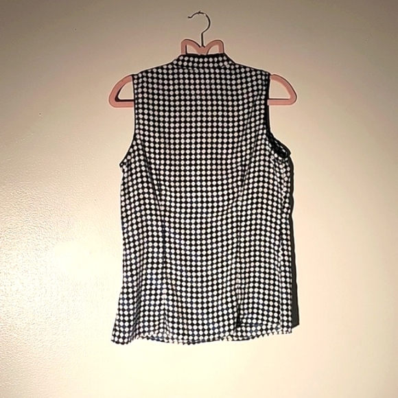 Tommy Hilfiger Woman's Sleeveless Mandarin Collar Button Down Blouse, Size: S/P - Picture 4 of 6
